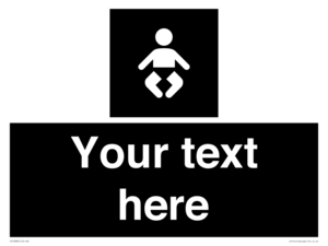 Custom information: black panel baby change